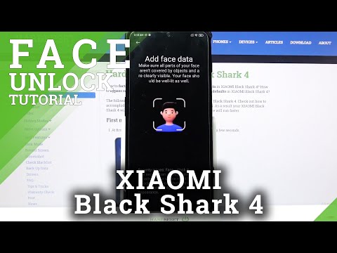 How to Set Up Face Unlock on XIAOMI Black Shark 4 - Add Face to XIAOMI device