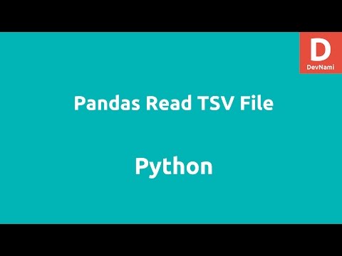 Python Pandas Read TSV File from URL