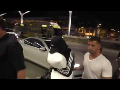 Katy Perry departing at LAX Airport