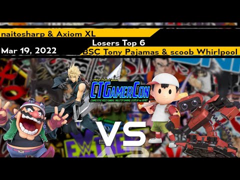 naitosharp & Axiom XL vs BSC | Tony Pajamas & scoob | Whirlpool - CT Gamercon 5 (L.Top 6)