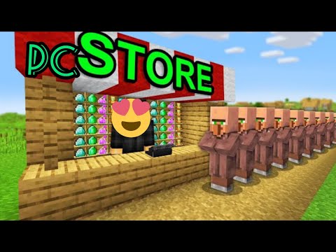 Unbelievable! I built my own PC store in Minecraft