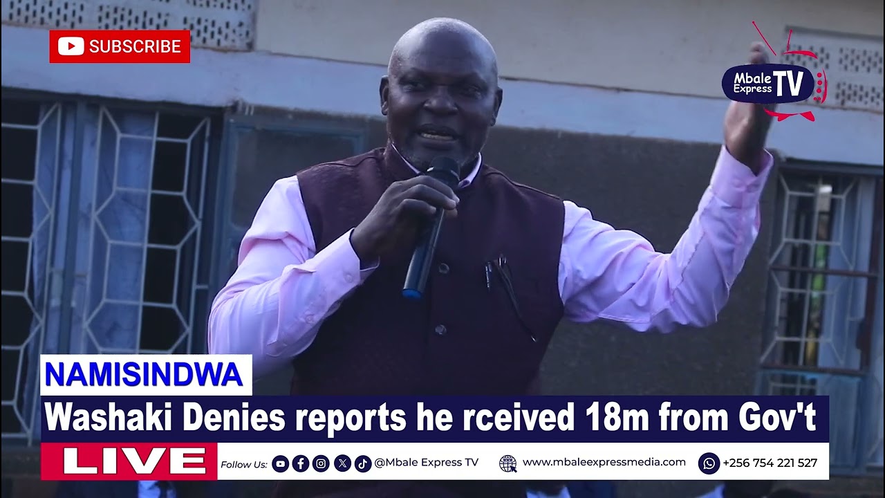 Washaki Denies Reports he received 18 million facilitation for Mediation