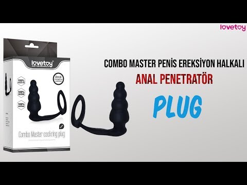 Lovetoy Combo Master Penis Ereksiyon Halkalı Anal Penetratör Plug