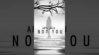Download lagu Arti Lagu Not You Alan Walker (story  wa) mp3