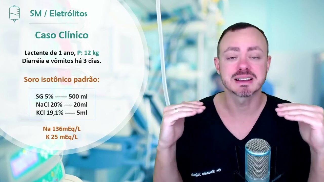Minicurso de Cálculos - Aula 1/5: Soro de manutenção e Eletrólitos