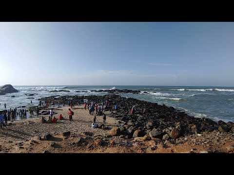 Kanyakumari beach timelapse