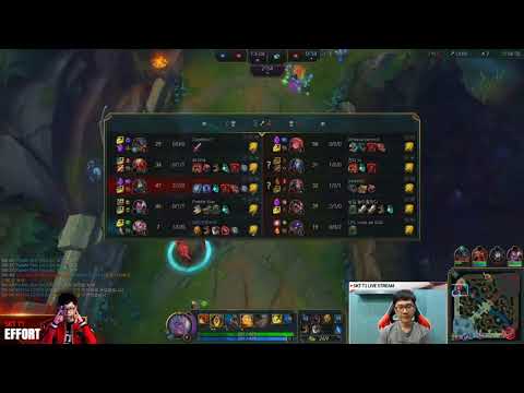 SKT Effort stream Rakan. KDA 1/9/4, Jul 10, 2018