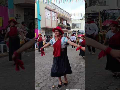 Desfile folklórico Pillaro Tungurahua Ecuador #danza #cultura #tradicion #ecuador #parati