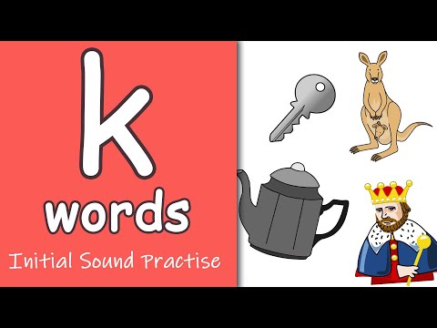 'k' Words | Phonics | Initial Sounds