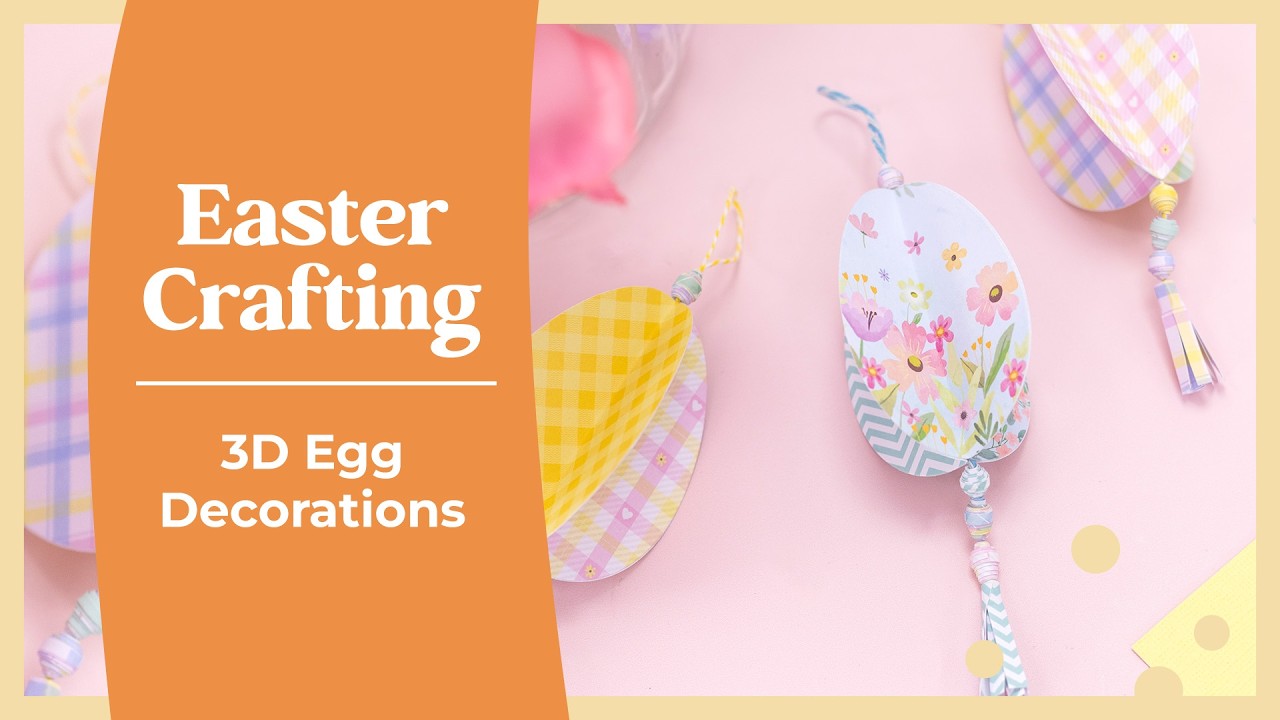 Easter Craft Tutorial | 3D Paper Egg Decorations