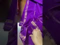 Pure Mysore Crepe Silk Saree Wth Silver Zarried BORDER PALLU Wth Matching BLOUSESilk Mark Certified