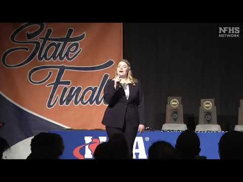 2020 IHSA Speech Individual Events State Finals