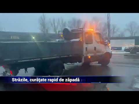 The streets, quickly cleared of snow