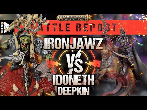 Ironjawz vs Idoneth Deepkin | Age of Sigmar Battle Report