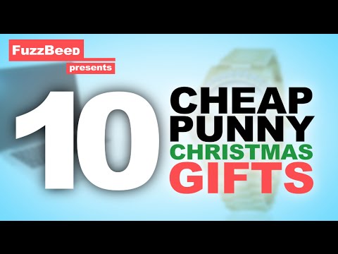 10 Cheap Punny Christmas Gifts!