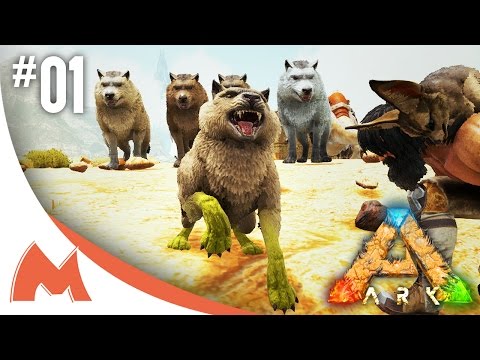 ARK: Scorched Earth - DIREWOLF TAMING, BREEDING & MUTATION!  (S2E01)