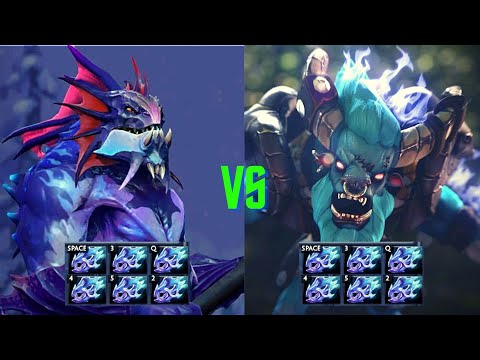 Slardar vs Spirit Breaker with 7x Moon Shard