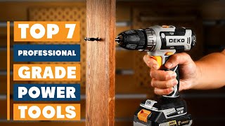 7 Best Professional-Grade Power Tools for Heavy-Duty Jobs