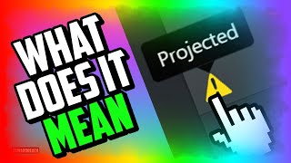 What Does PROJECTED Mean In Roblox Trading Rolimon's Projected Explained!