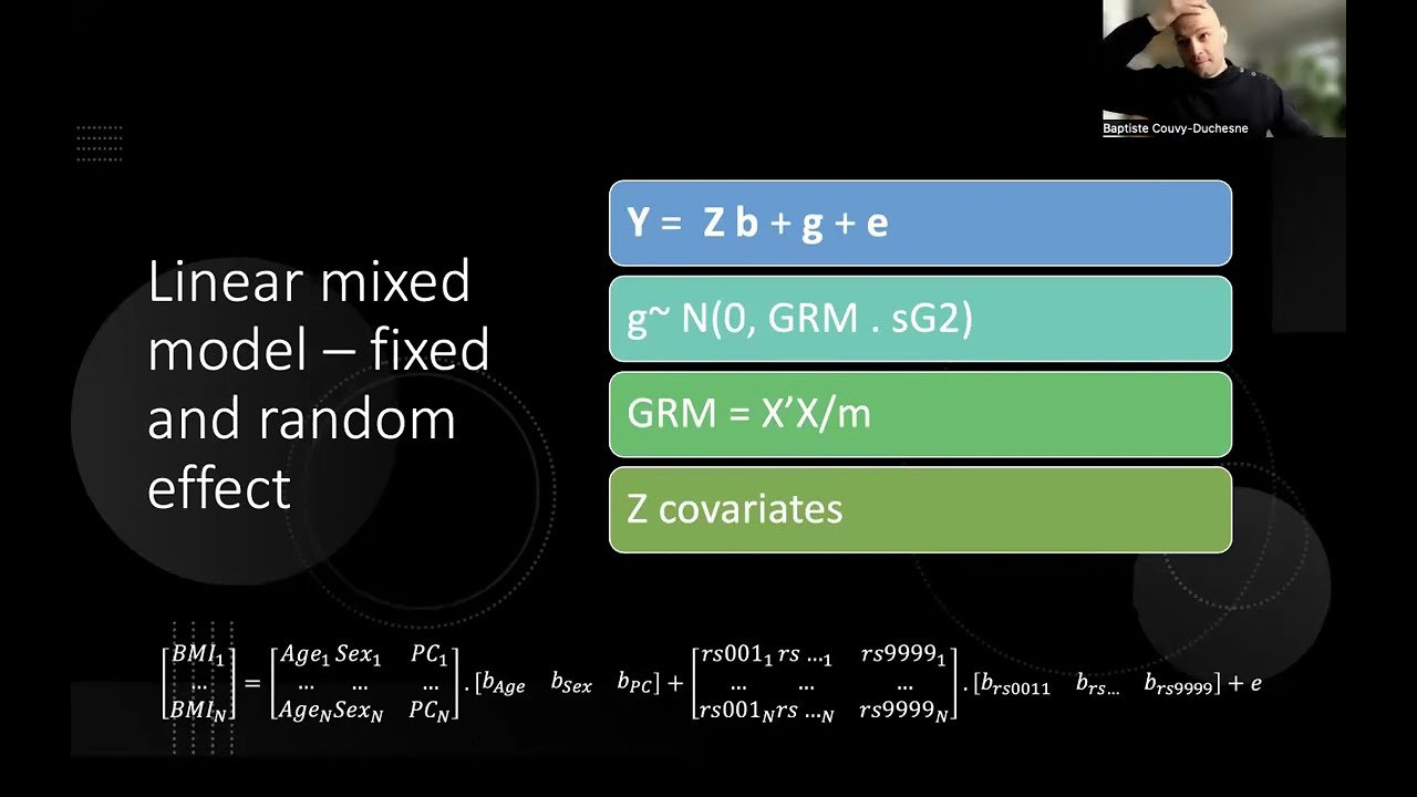 From correlation coefficients to variance components: Part 1 - Intro to models for est. heritability