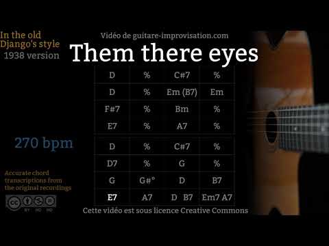 Them There Eyes (270 bpm) - Gypsy jazz Backing track / Jazz manouche