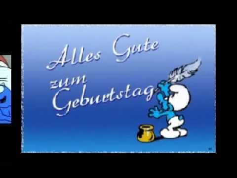 Alles Gute zum Geburtstag!!! Schlümpfe - Fred Sonnenschein / Frank Zander