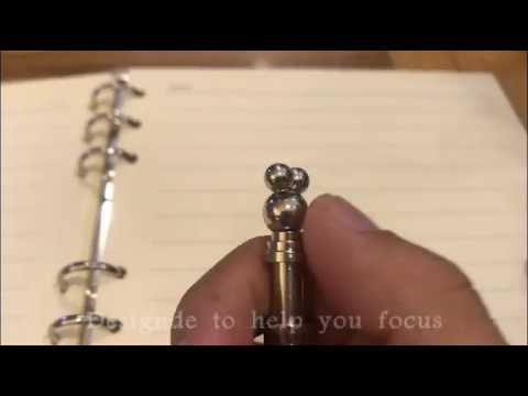 2017 New Think Ink Pen Anti-Stress Magnetic Fidget toy Pen for Autism and ADHD Children Focus Keep