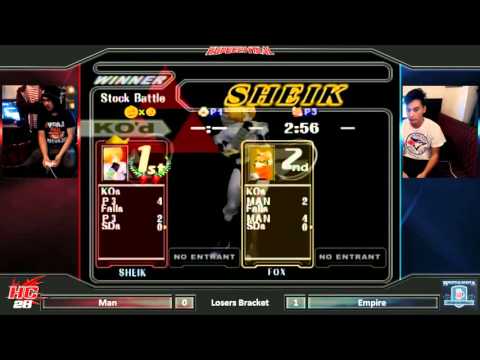HC28 Melee Losers Bracket: Man (Fox/Sheik) vs Empire (Fox)