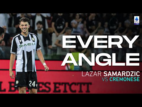 A marvellous finish from Lazar Samardzic | Every Angle | Udinese-Cremonese | Serie A 2022/23