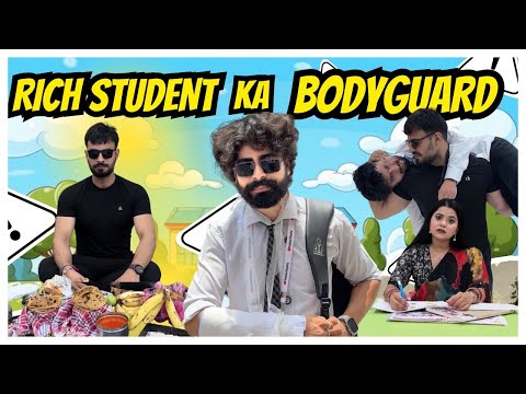 Rich Student Ka Bodyguard 😎 #teratrigun #schoollife #richstudent 