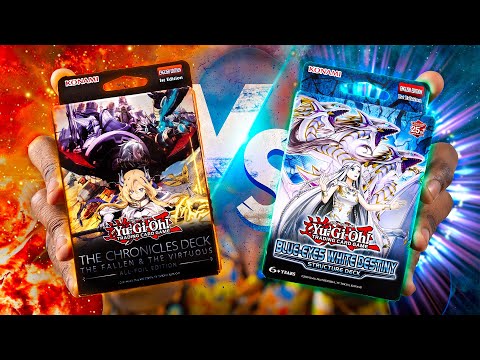 Blue-Eyes White Destiny vs. The Fallen & The Virtuous | Yu-Gi-Oh 3x Structure Deck Duel