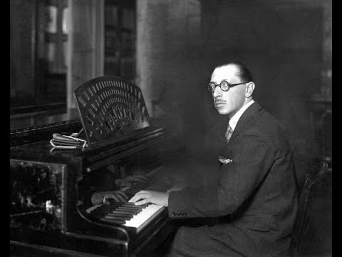 Stravinsky:   Concerto for 2 solo pianos   -   Igor & Soulima Stravinsky, piano