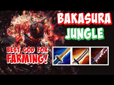 BEST FARMING JUNGLER IN SMITE - BAKASURA JUNGLE - SMITE SEASON 9 GAMEPLAY