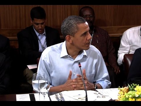 President Obama Speaks on Food Security at G8 Meeting