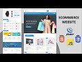 Complete Responsive E-Commerce Website Design [ HTML CSS JS ] - Step By Step