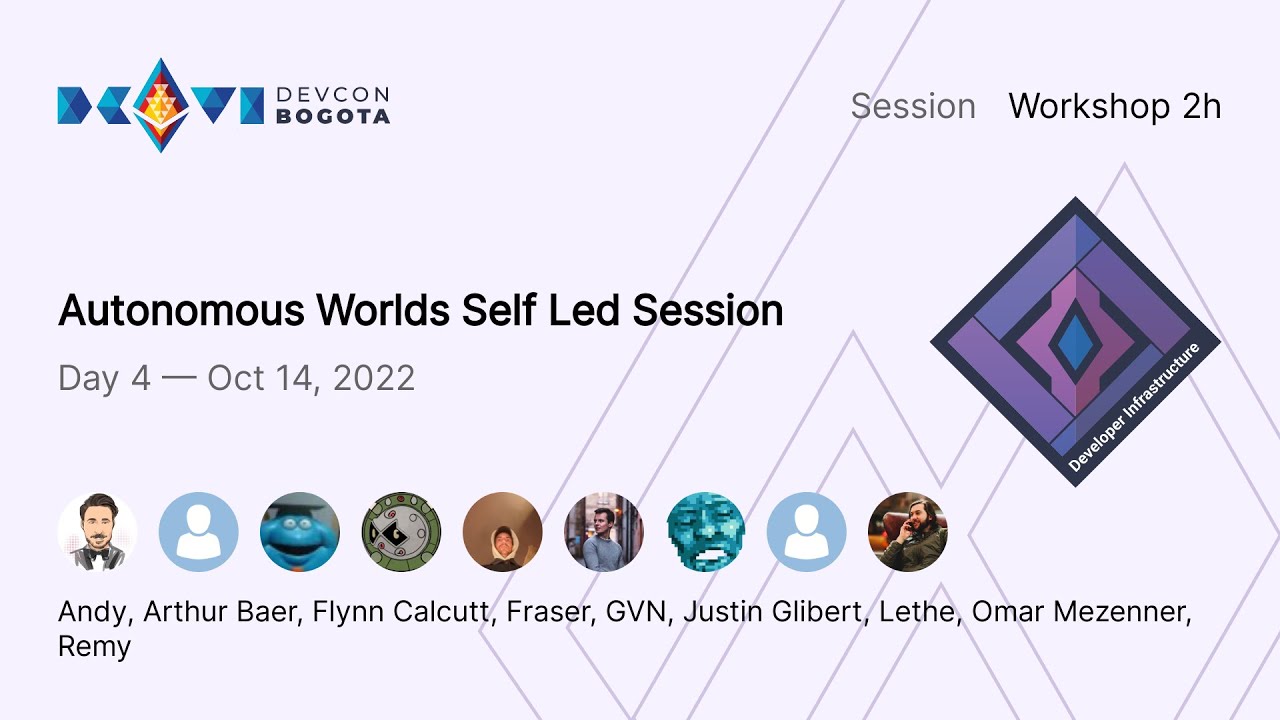 Autonomous Worlds Self Led Session preview