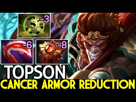 TOPSON [Monkey King] Cancer Armor Reduction Build Imba Mid Hero Dota 2