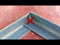 Not Many Know 2 Welder Secrets Make Precision 90 Degree Joints On L Angle Iron