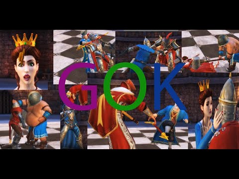 BATTLE CHESS GOK RED VS BLUE ( movie world's longest battle video with ALL fatality moments)