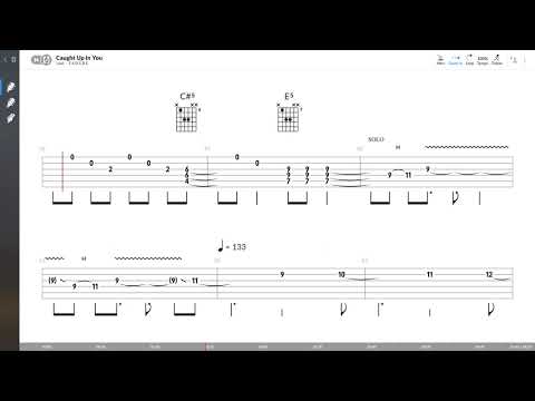 38 Special - Caught Up In You (LEAD GUITAR TAB PLAY ALONG)