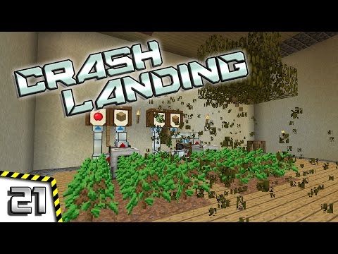 Minecraft Crash Landing - #21 - Automated Leaf Collection