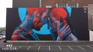 Street Art Has Two Paintings Hidden In One