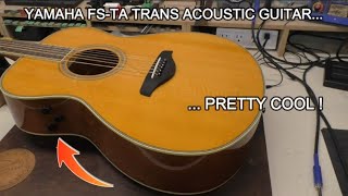 Brand New Yamaha FS-TA Trans Acoustic Guitar... needs a setup!