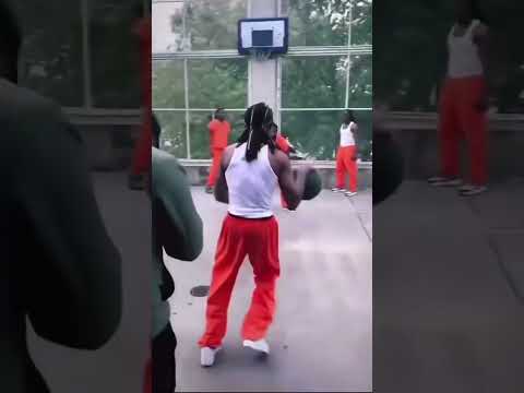 King Von Rare Footage Basketball in Prison #kingvon #rare #footage #shorts #video