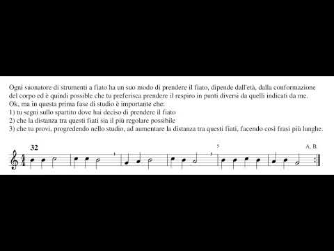 4, imparare il flauto dolce, primi passi