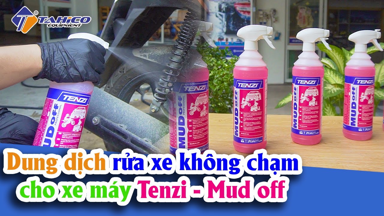 Dung dịch rửa xe không chạm cho xe máy Tenzi - Mud Off 1 lít 19