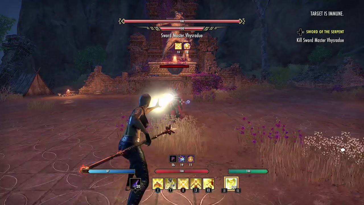 ESO massive lag in PVE