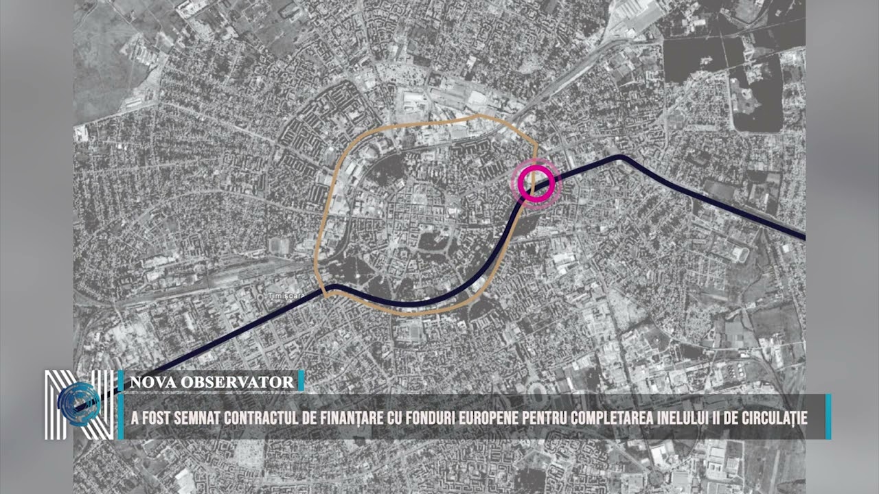 A fost semnat contractul de finanțare cu fonduri europene pentru completarea Inelului II de circulație