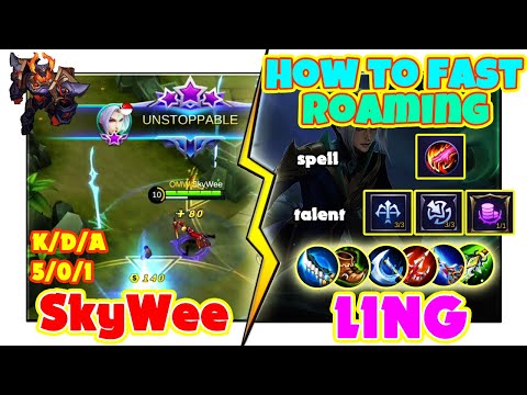 Ling Fast Roaming Gameplay by SkyWee Mobile Legend