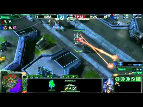 MLG Huk vs Idra (serious Ragequit LOL!) - 1 / 2